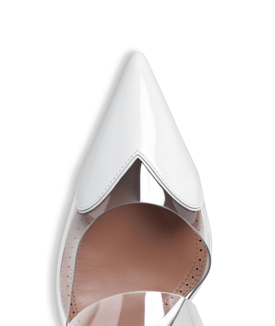 ALAIA Белые кожаные мюли, фото 4