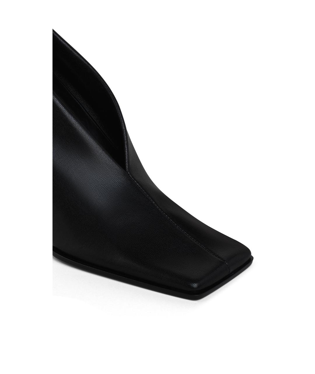 ALAIA Черные кожаные туфли, фото 4