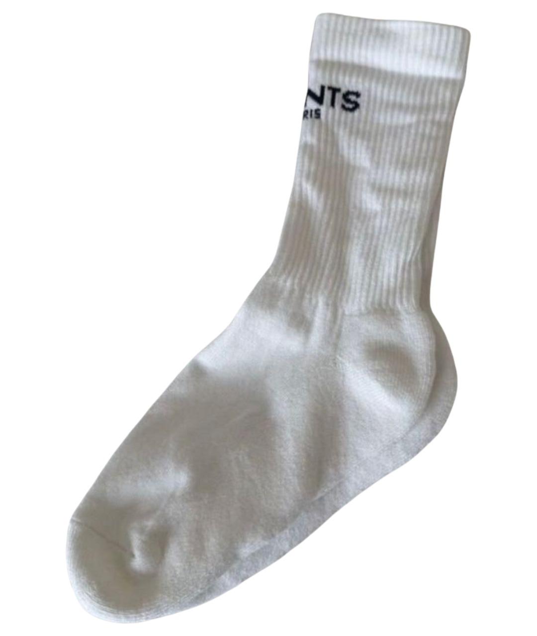 VETEMENTS Белые носки, чулки и колготы, фото 1