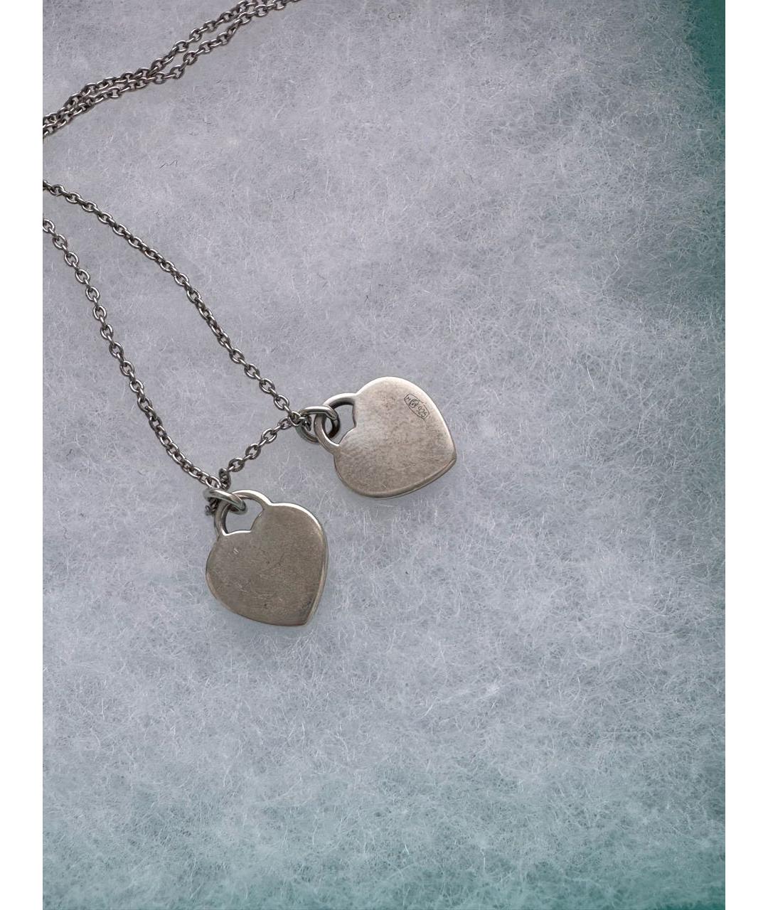 TIFFANY&CO Бирюзовая серебряная подвеска, фото 4