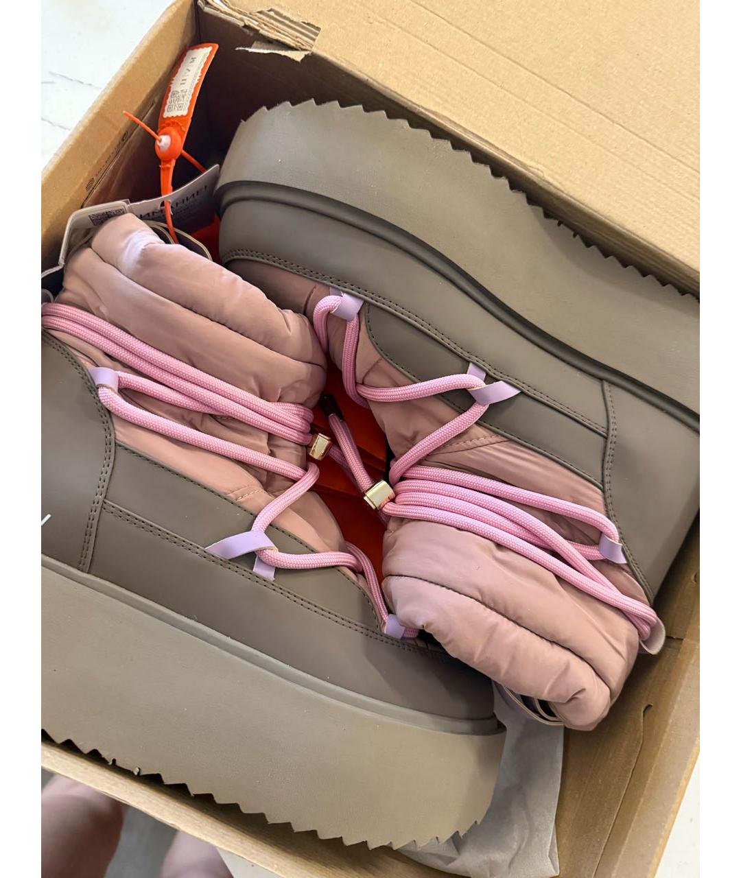 INUIKII Розовые ботинки, фото 4