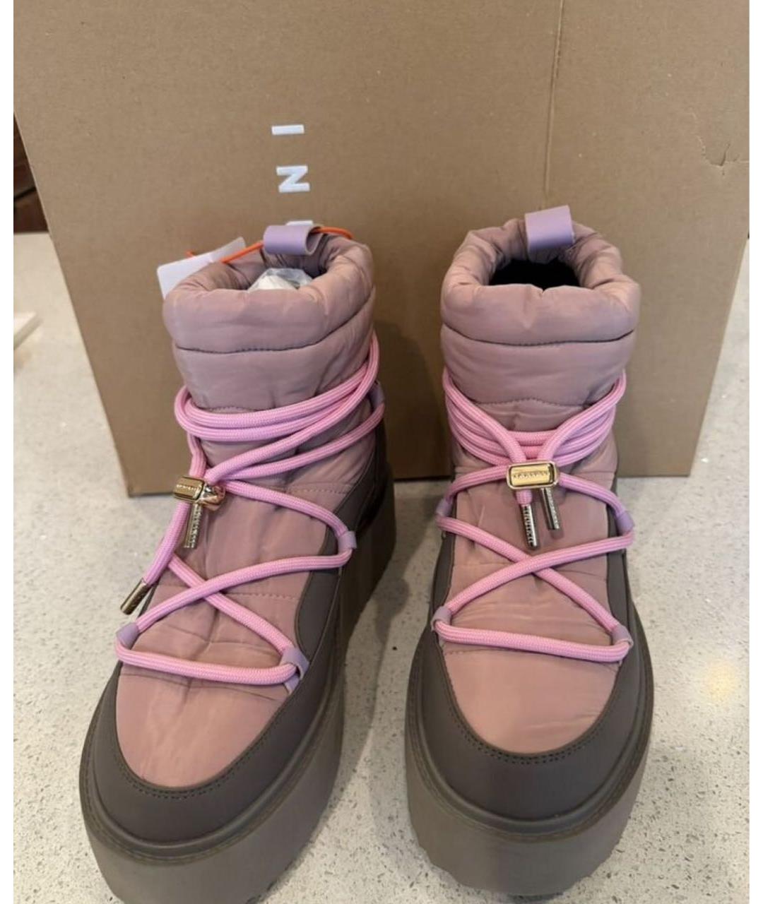 INUIKII Розовые ботинки, фото 2
