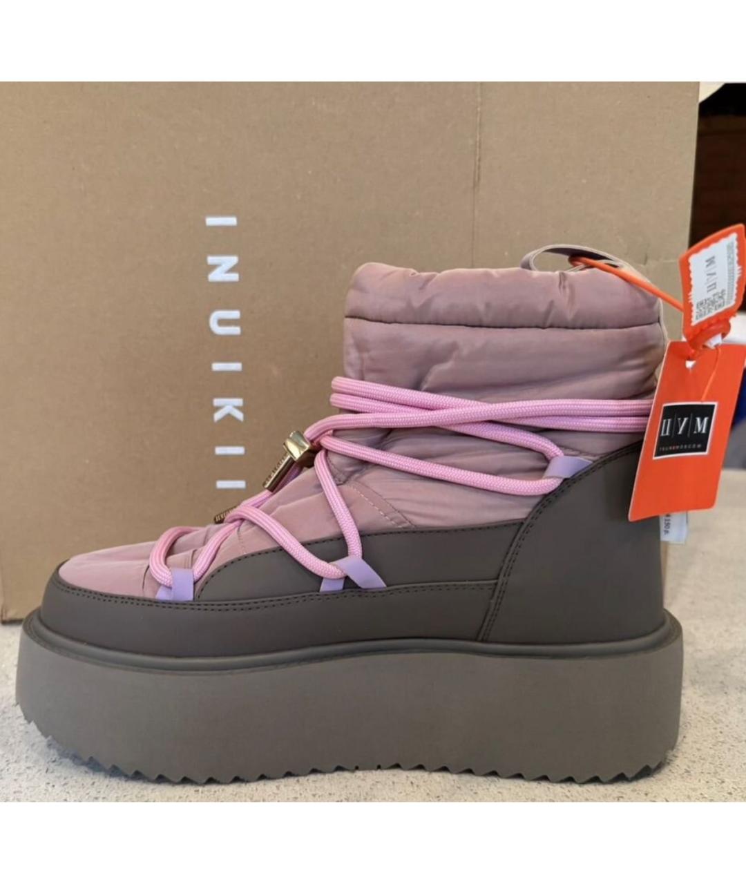 INUIKII Розовые ботинки, фото 5