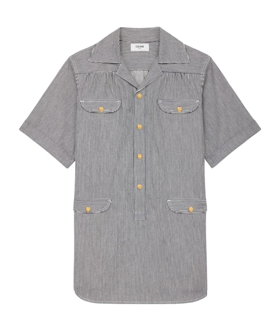 CELINE Серое хлопковое платье, фото 1