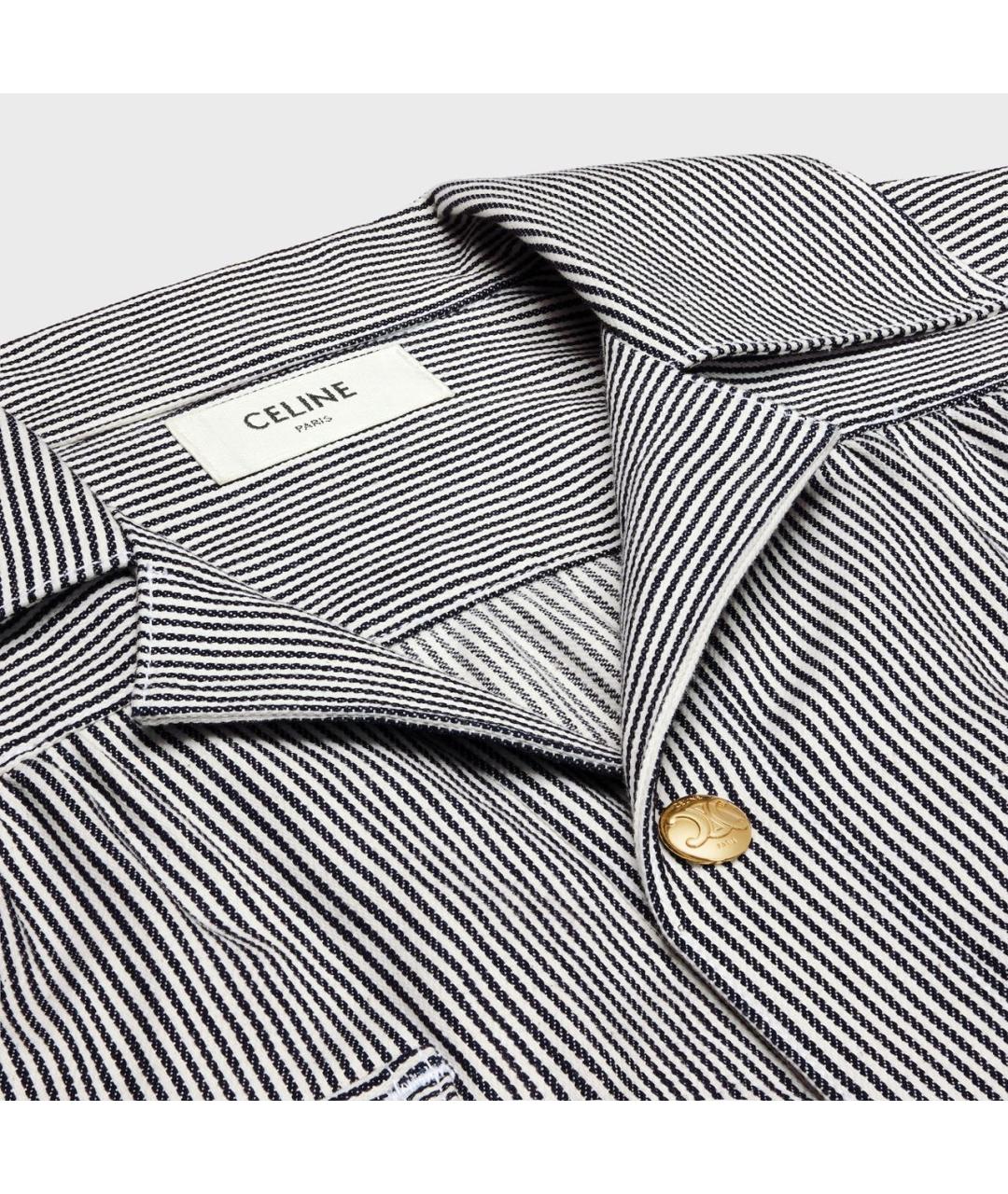 CELINE Серое хлопковое платье, фото 2