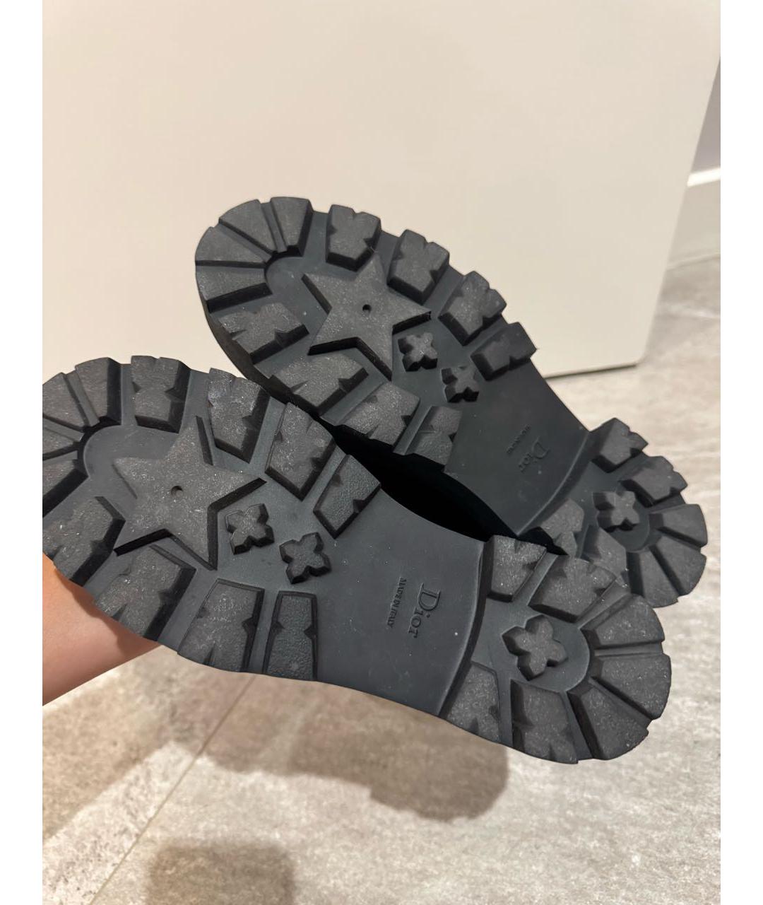 CHRISTIAN DIOR Черные кожаные лоферы, фото 7