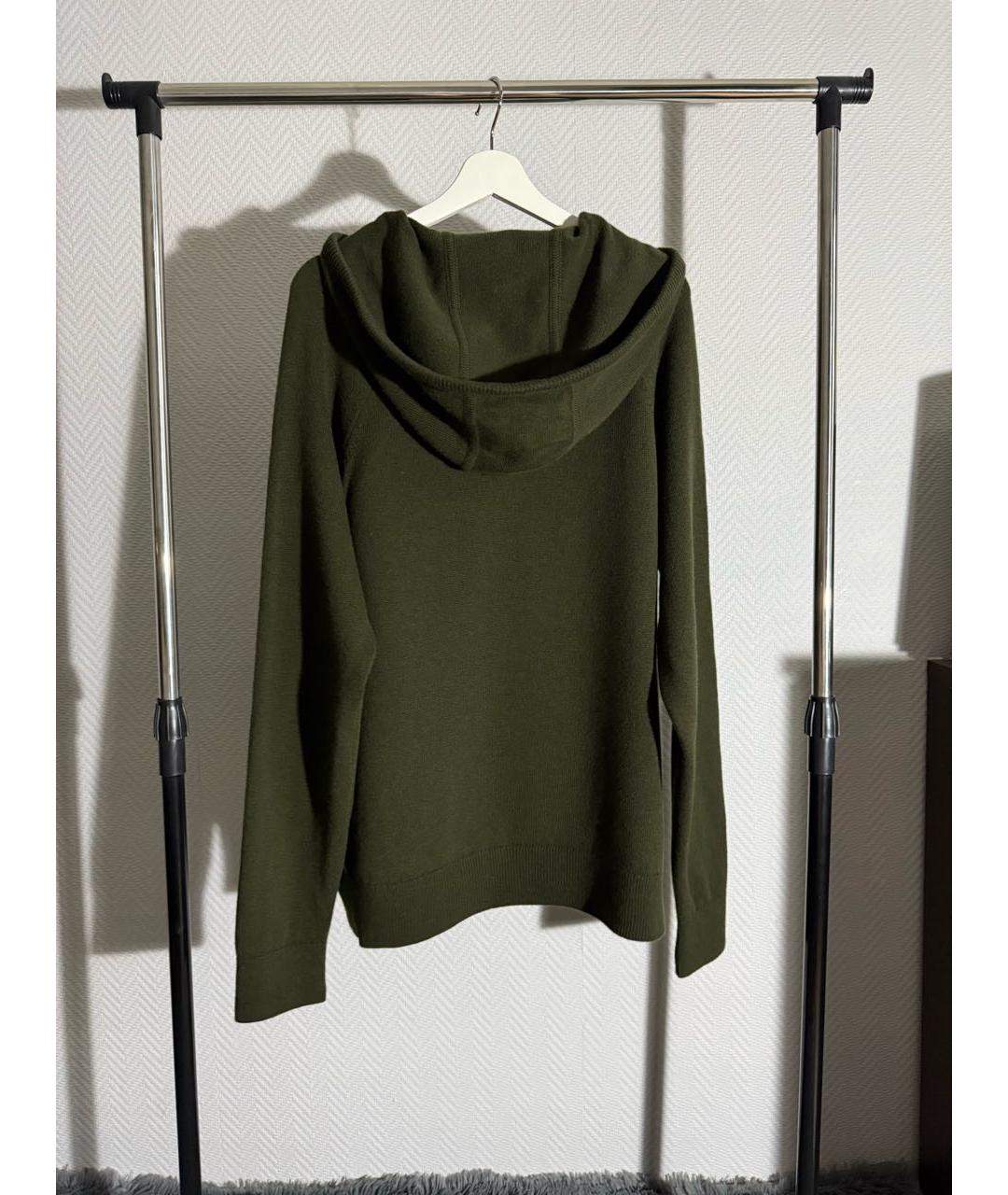 12 STOREEZ Хаки шерстяной джемпер / свитер, фото 5