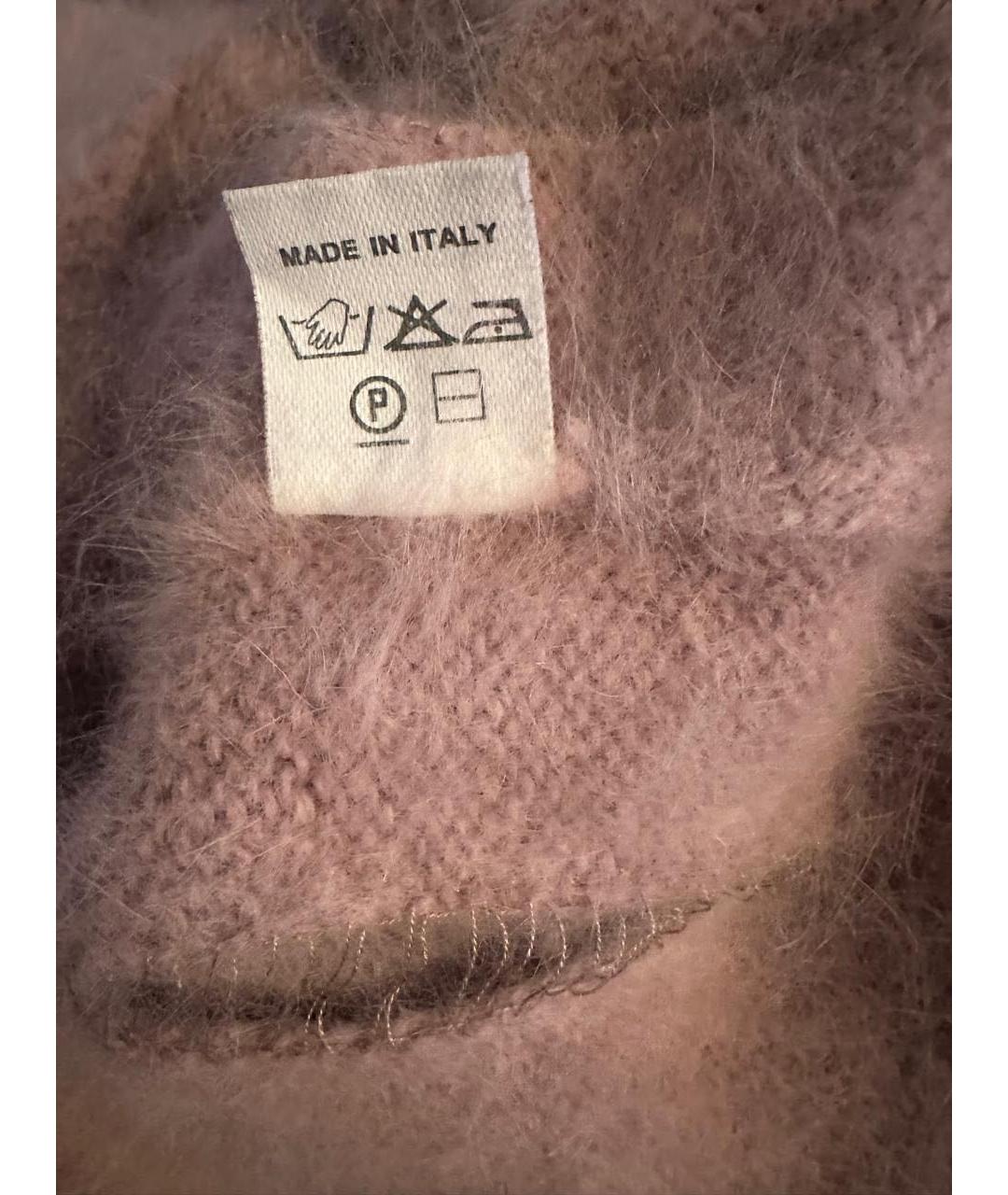 SAINT LAURENT Розовый шерстяной джемпер / свитер, фото 4