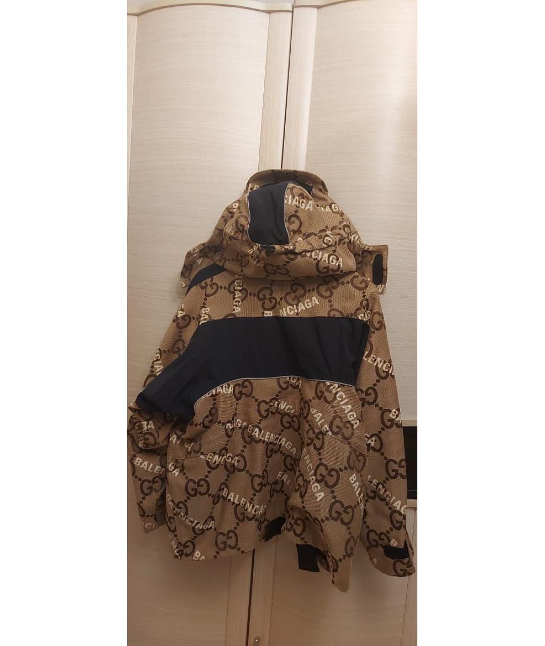 GUCCI Коричневая хлопковая куртка, фото 2