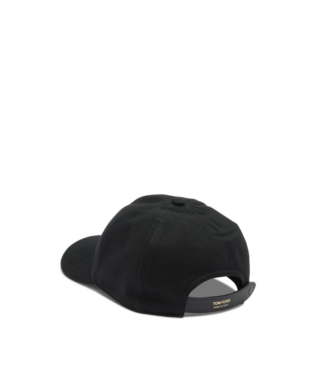 TOM FORD Черная хлопковая кепка/бейсболка, фото 3