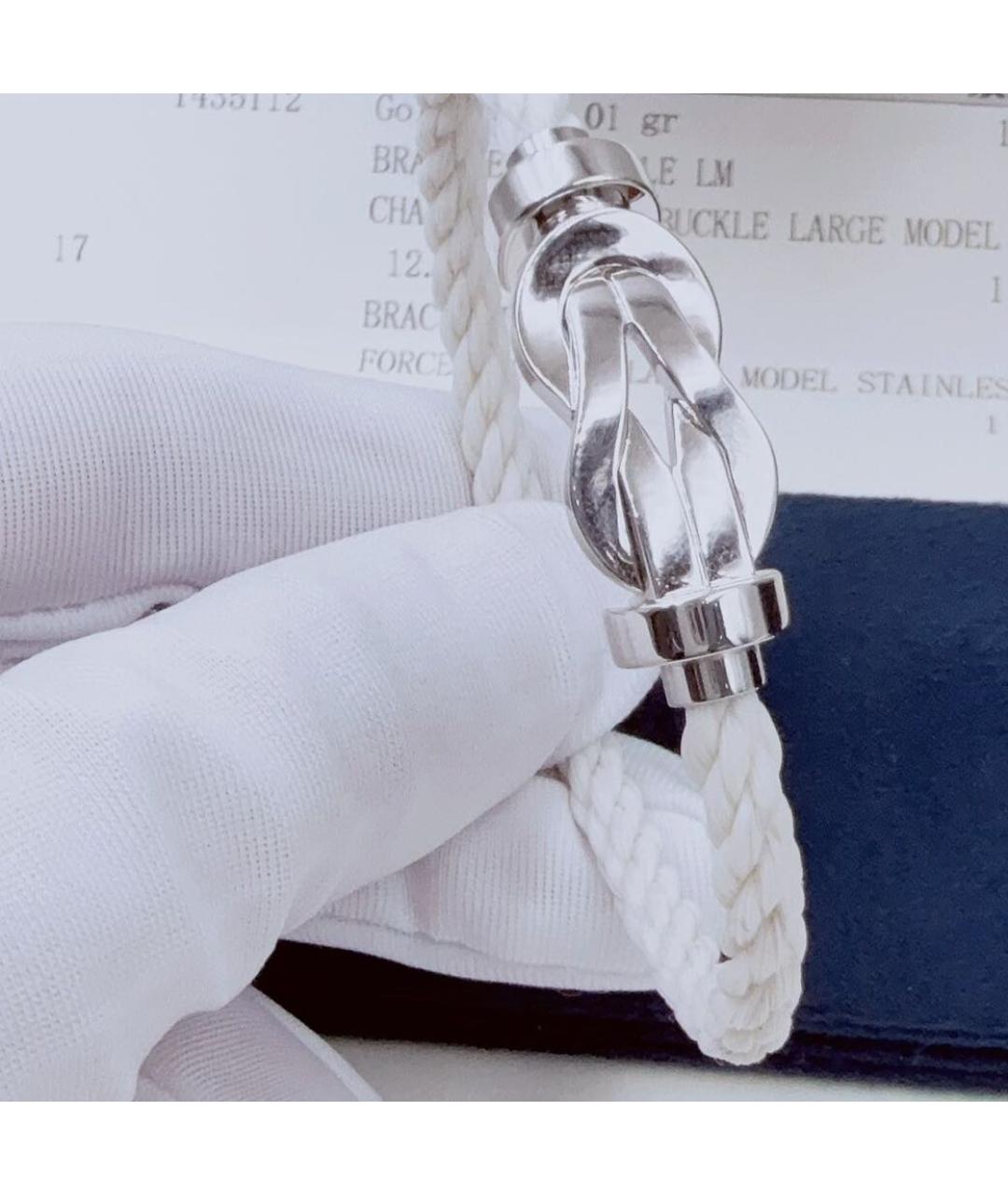 FRED Белый браслет из белого золота, фото 4