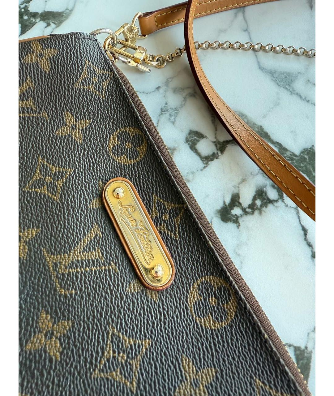 LOUIS VUITTON Коричневая сумка через плечо, фото 4