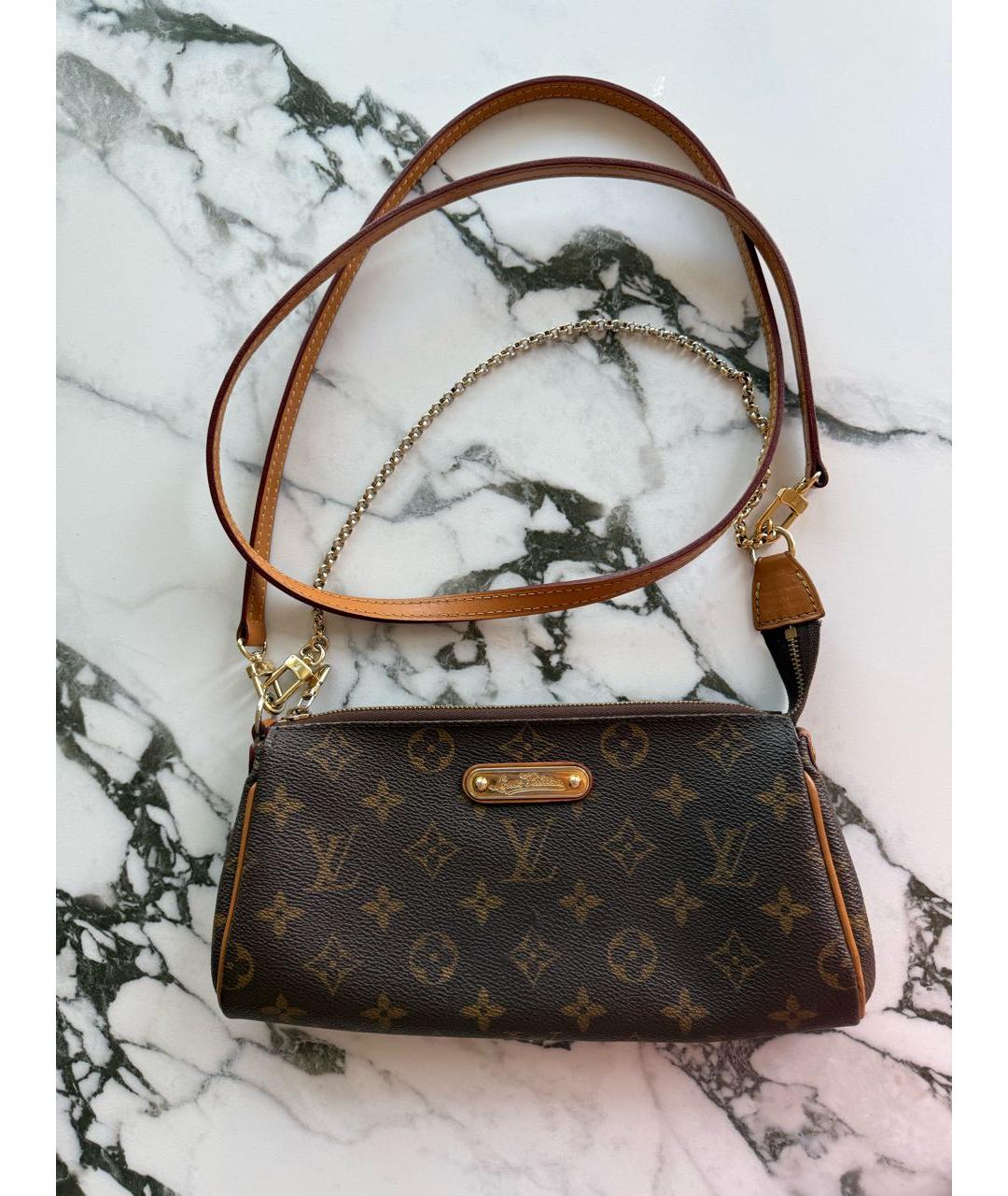 LOUIS VUITTON Коричневая сумка через плечо, фото 8