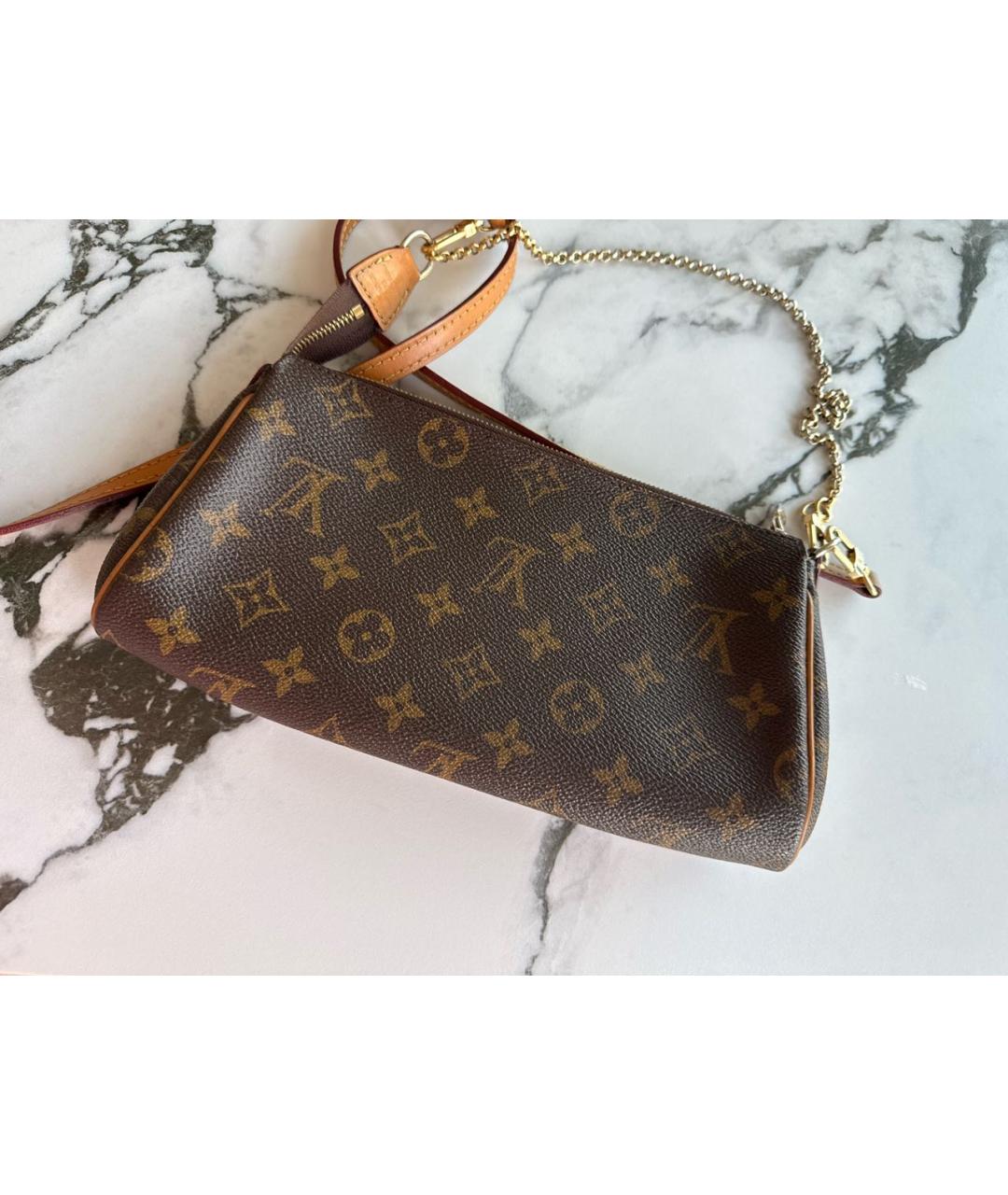 LOUIS VUITTON Коричневая сумка через плечо, фото 2