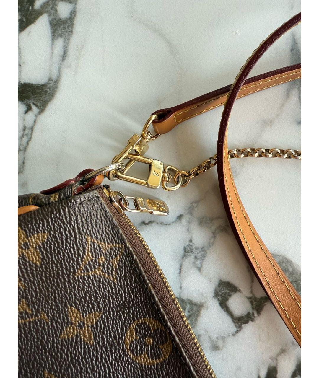 LOUIS VUITTON Коричневая сумка через плечо, фото 5