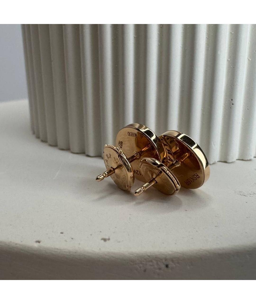 BVLGARI Черные серьги из розового золота, фото 6