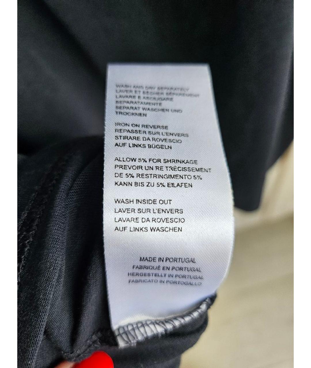 PAUL SMITH Антрацитовая хлопковая футболка, фото 6