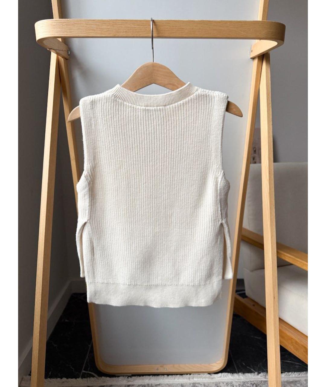 BONPOINT Белый шерстяной жакет / жилет, фото 2