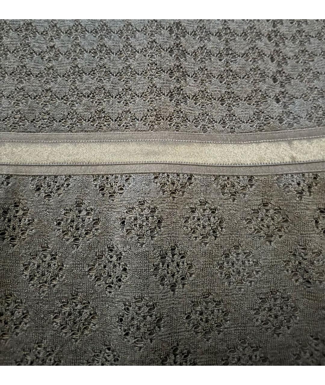 CHANEL Черное шелковое повседневное платье, фото 4