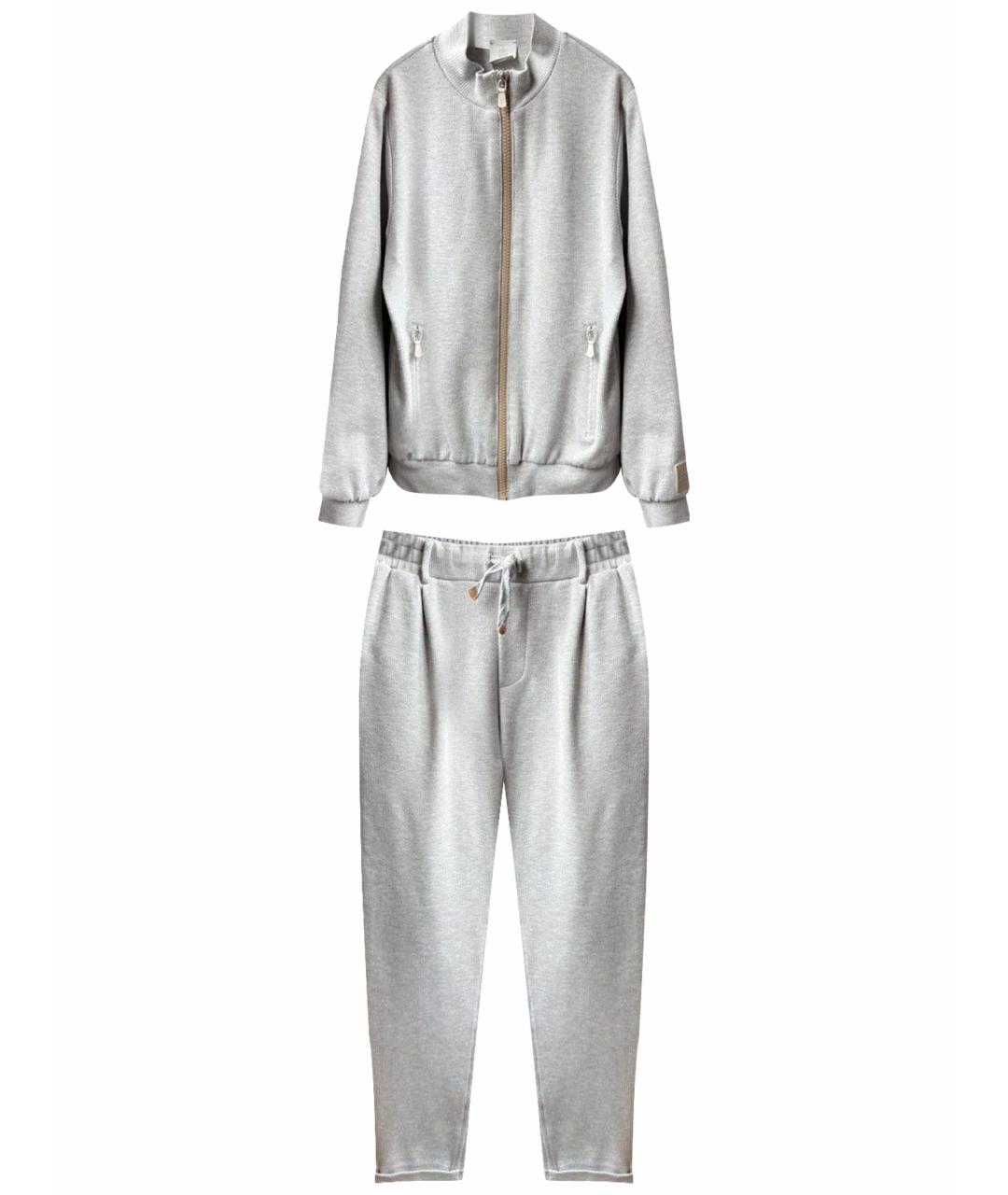 ELEVENTY Серый хлопковый комплект, фото 1