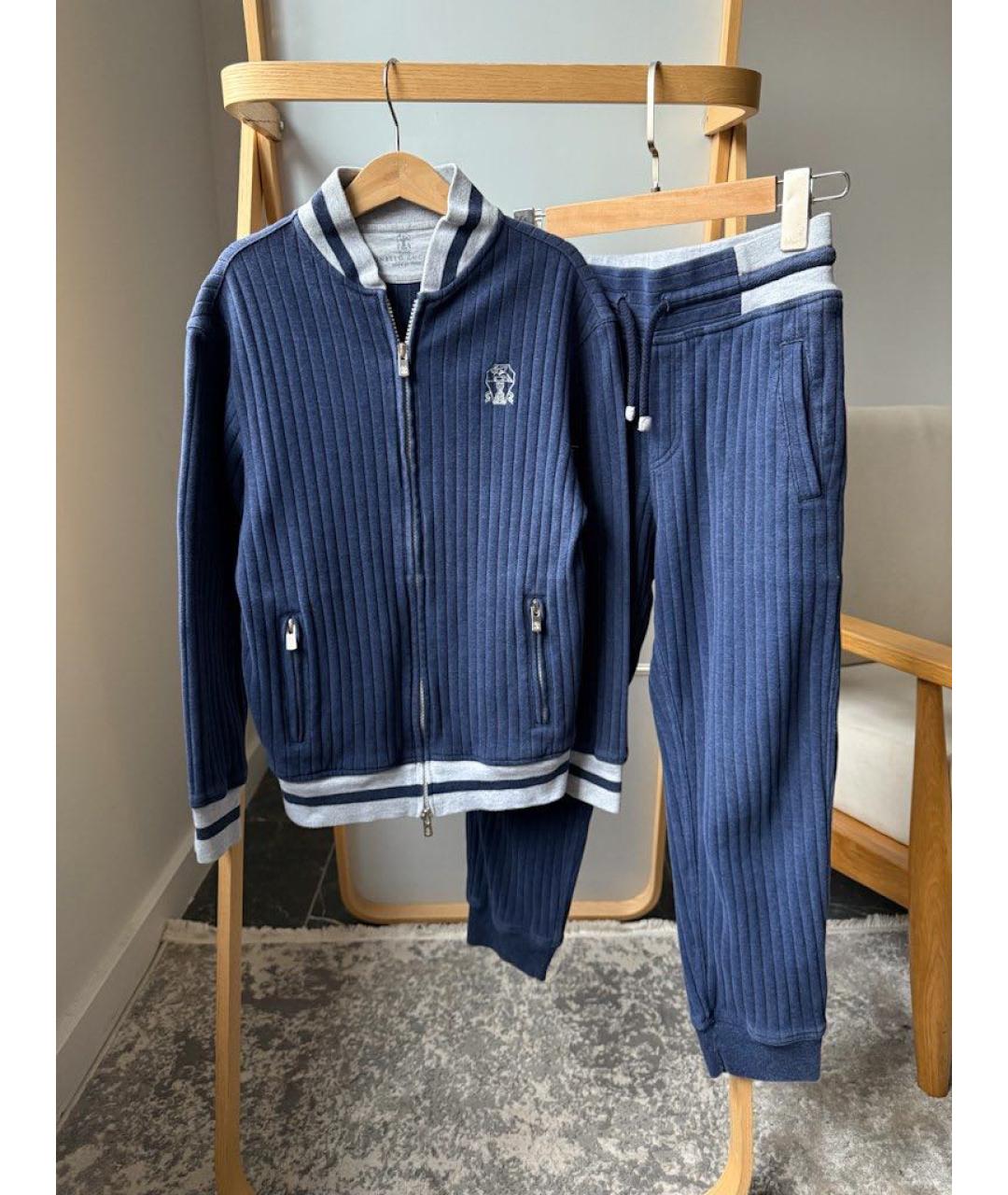 BRUNELLO CUCINELLI Синий комплект, фото 9