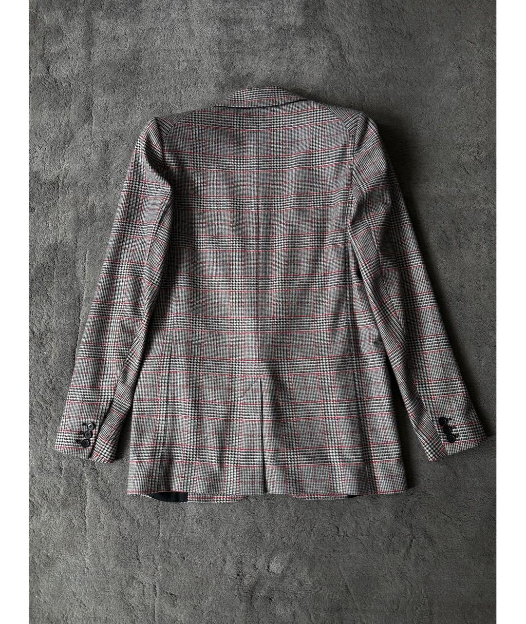 ISABEL MARANT Серый шерстяной жакет/пиджак, фото 7