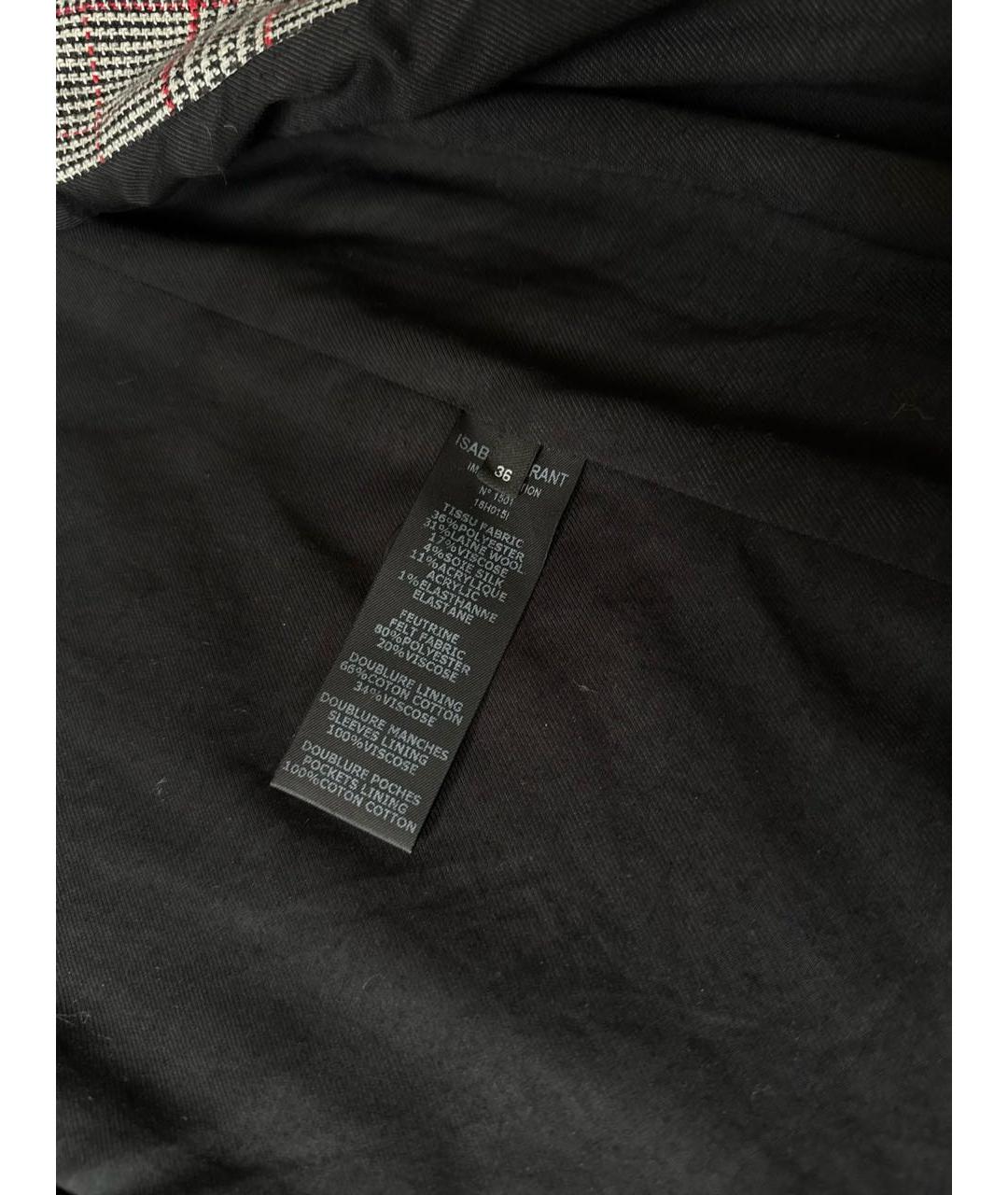 ISABEL MARANT Серый шерстяной жакет/пиджак, фото 5