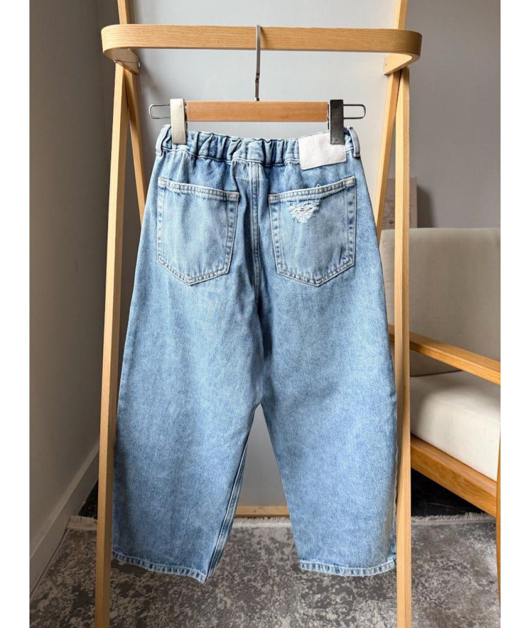 MM6 MAISON MARGIELA Синие деним детские джинсы, фото 2