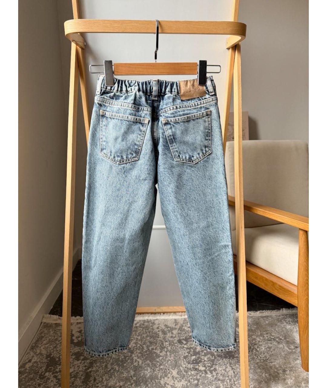 MAISON MARGIELA Голубые деним детские джинсы, фото 4