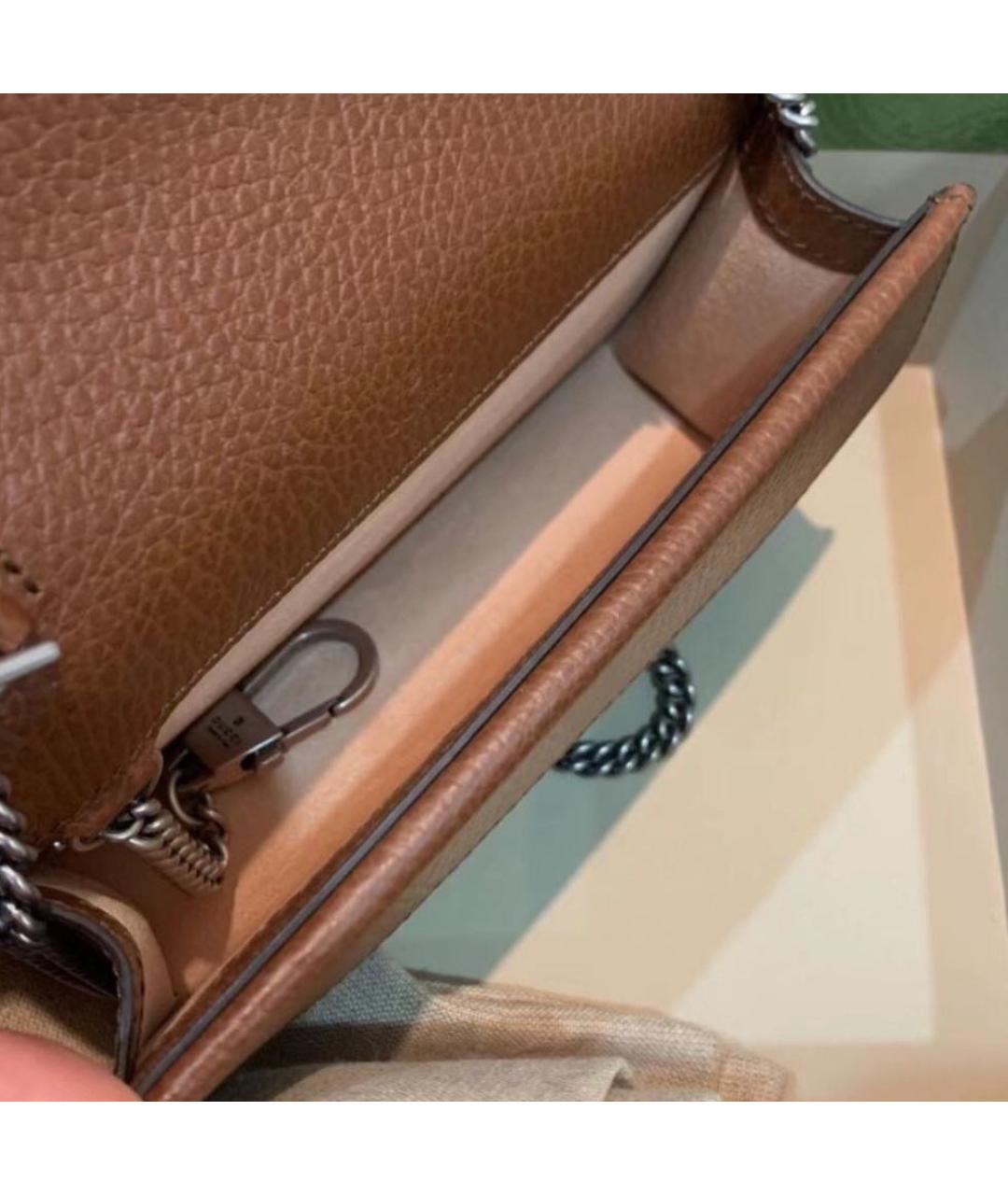 GUCCI Темно-синяя тканевая сумка через плечо, фото 4