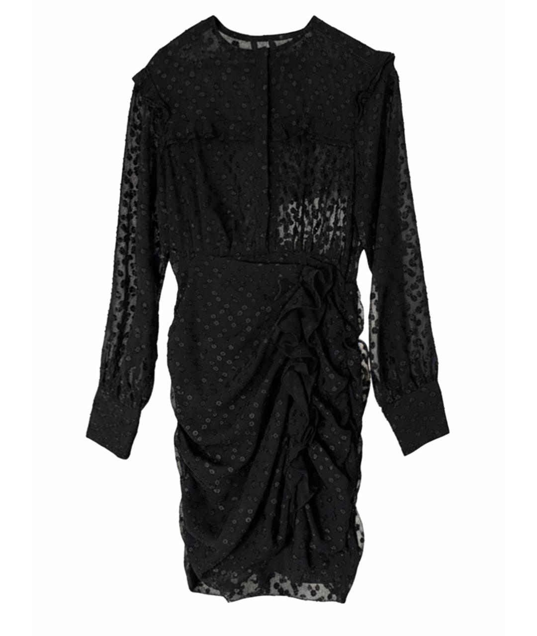 ISABEL MARANT Черное полиэстеровое коктейльное платье, фото 1