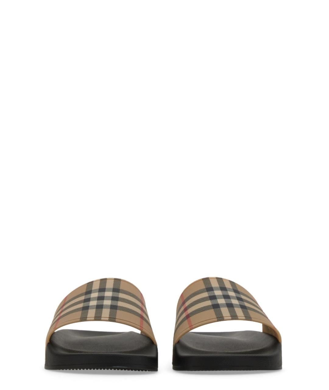 BURBERRY Мульти шлепанцы, фото 5