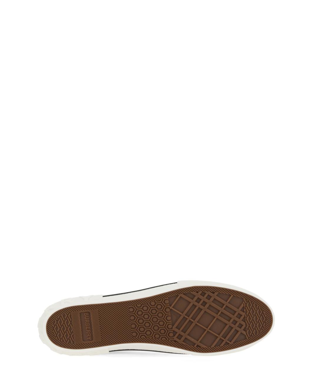 BURBERRY Мульти текстильные низкие кроссовки / кеды, фото 6