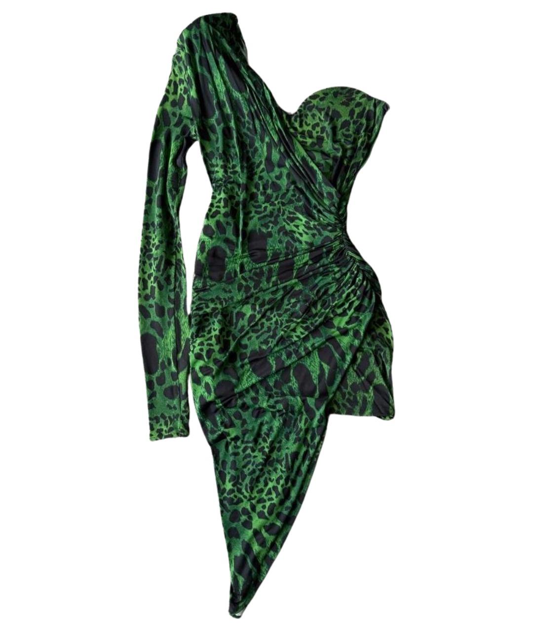 ALEXANDRE VAUTHIER Зеленые полиэстеровое коктейльное платье, фото 1