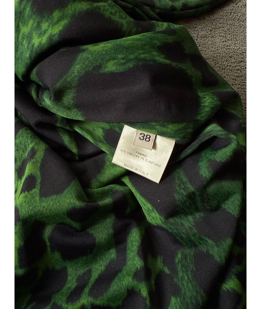 ALEXANDRE VAUTHIER Зеленые полиэстеровое коктейльное платье, фото 3