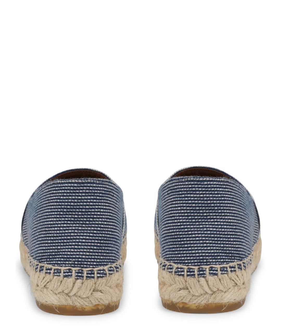 CELINE Синие текстильные эспадрильи, фото 4