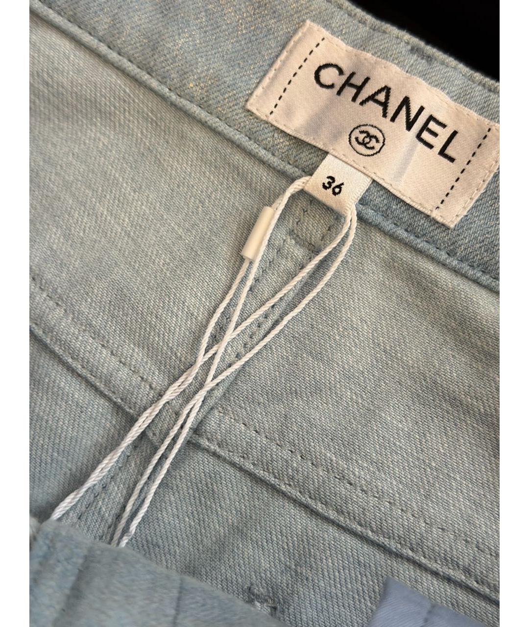 CHANEL Джинсы клеш, фото 5