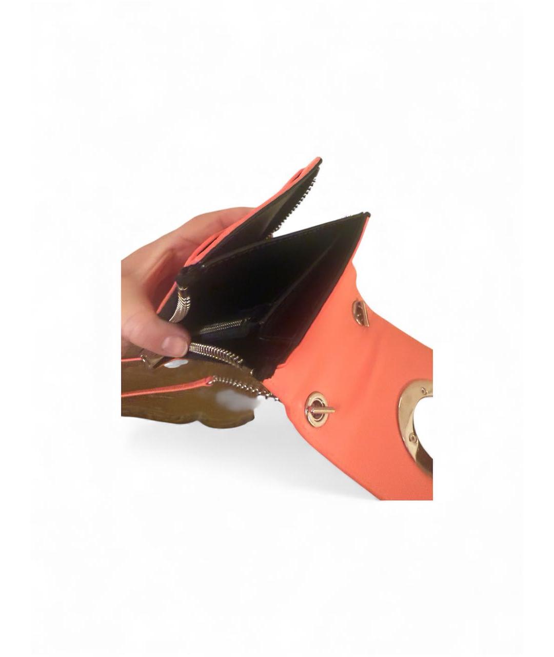 ALEXANDER WANG Коралловый кошелек из экзотической кожи, фото 5