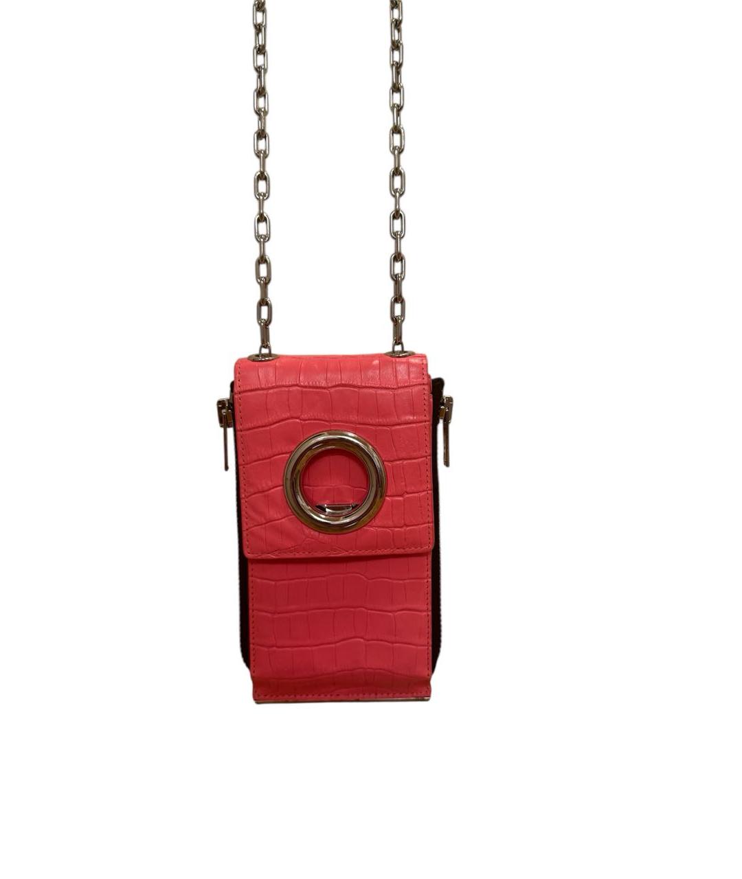 ALEXANDER WANG Коралловый кошелек из экзотической кожи, фото 1