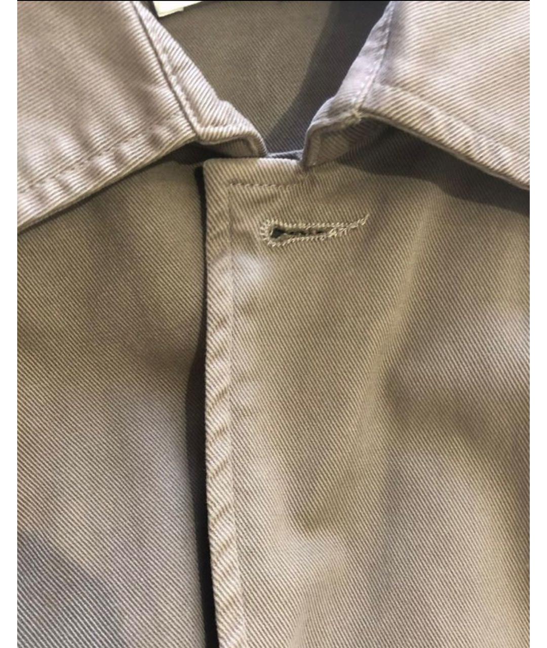 American vintage Хаки хлопковый тренч / плащ, фото 5