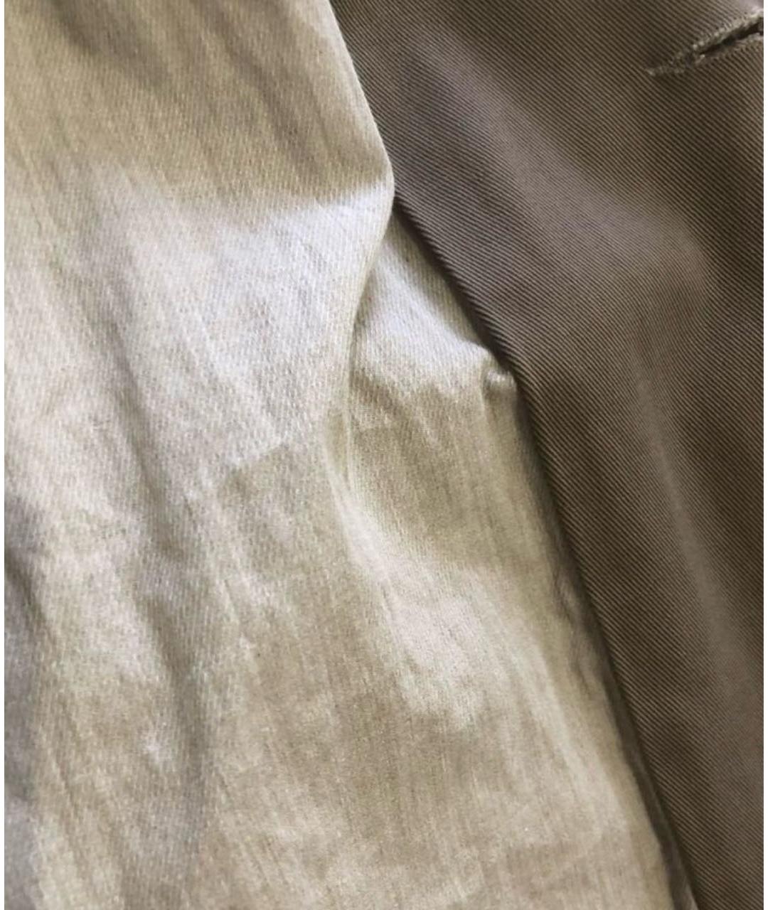 American vintage Хаки хлопковый тренч / плащ, фото 7