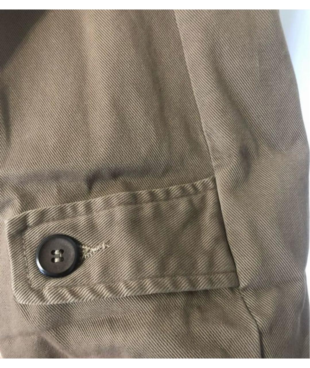 American vintage Хаки хлопковый тренч / плащ, фото 4