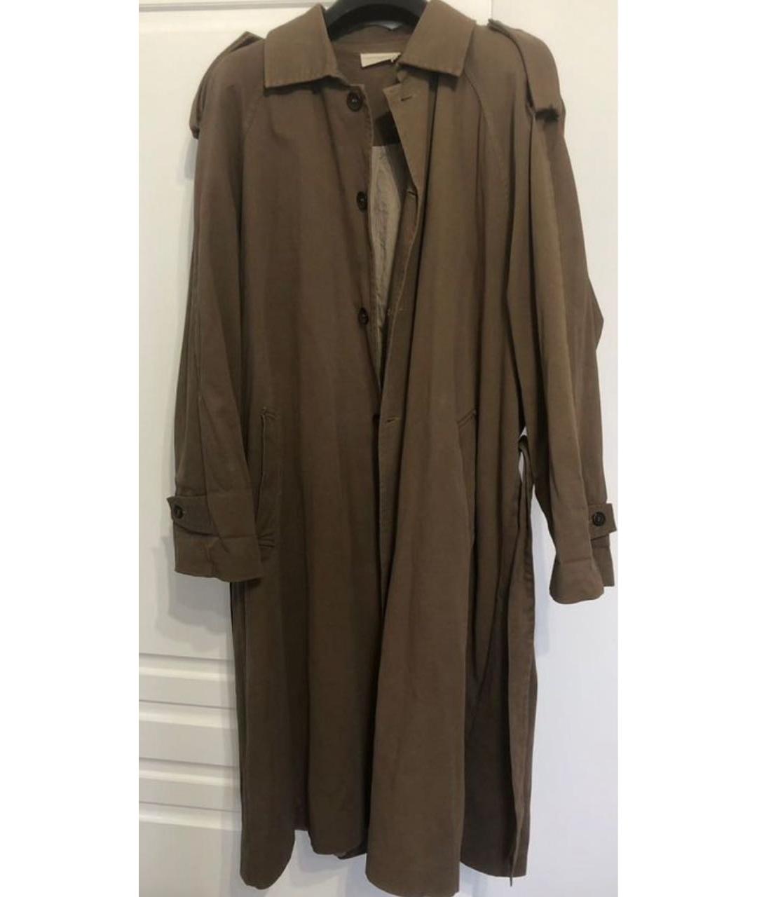 American vintage Хаки хлопковый тренч / плащ, фото 8