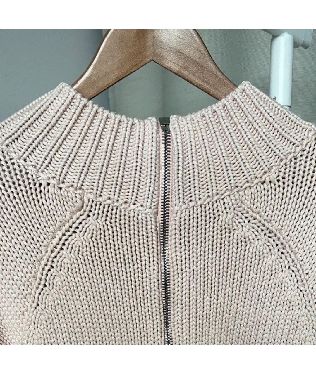 ICEBERG Бежевый шерстяной джемпер / свитер, фото 3
