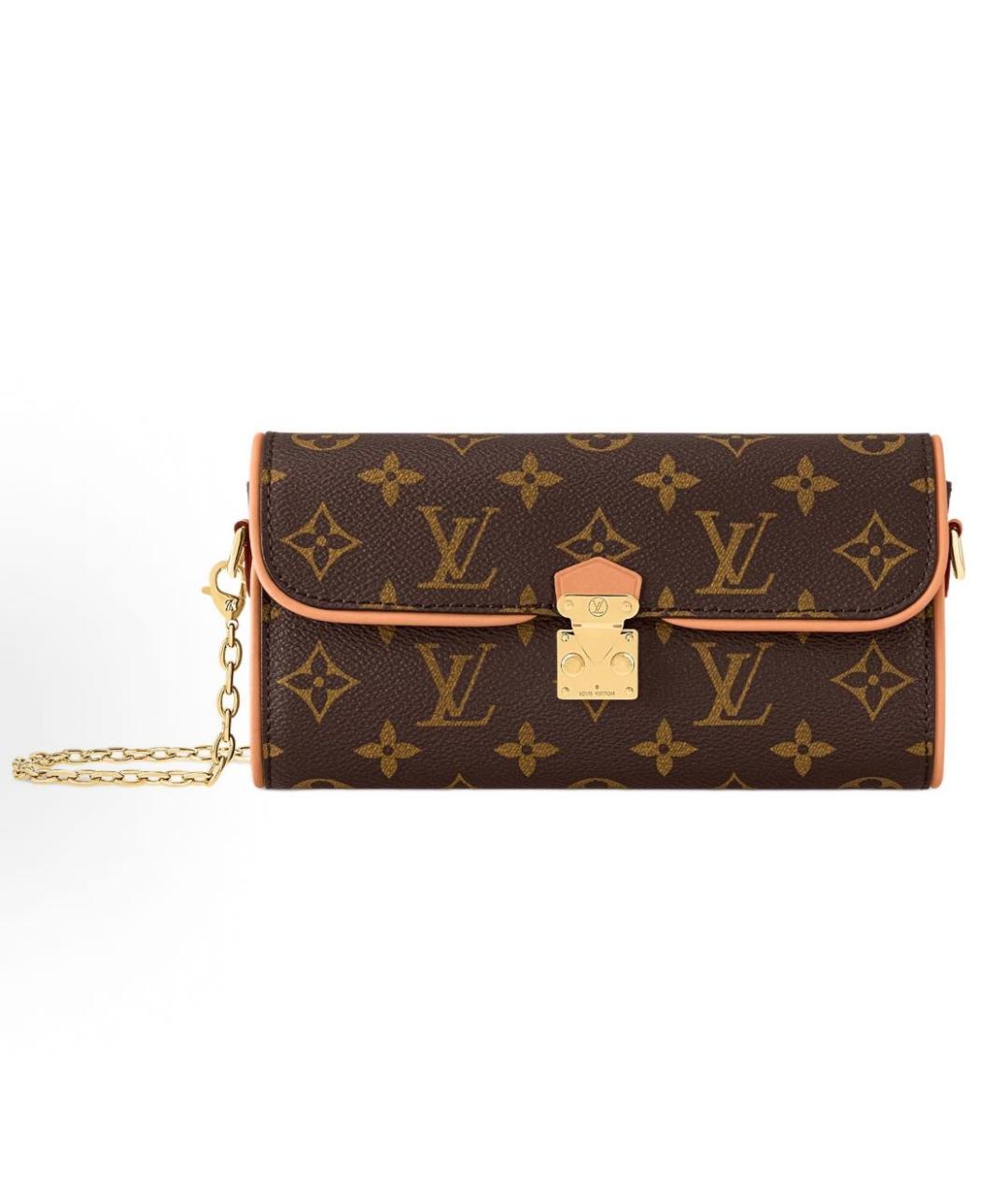 LOUIS VUITTON Коричневая сумка через плечо, фото 5