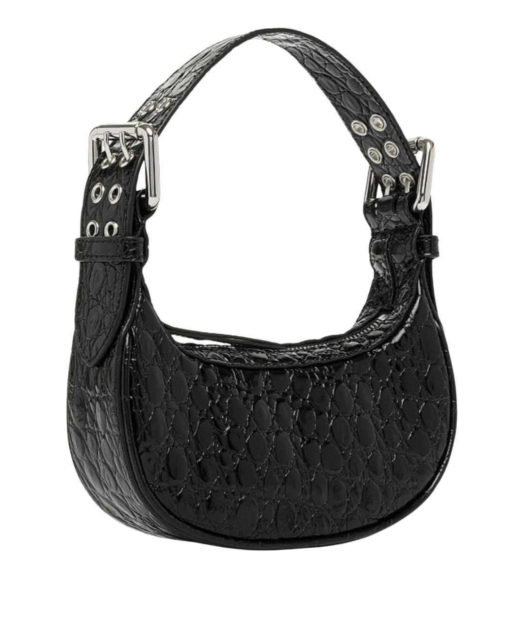 BY FAR Черная кожаная сумка с короткими ручками, фото 1