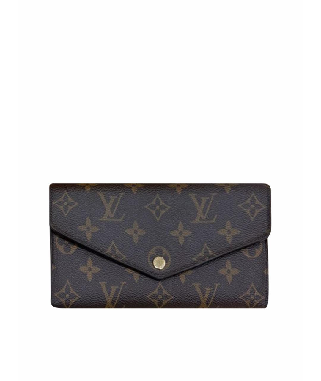 LOUIS VUITTON Коричневый кошелек, фото 1