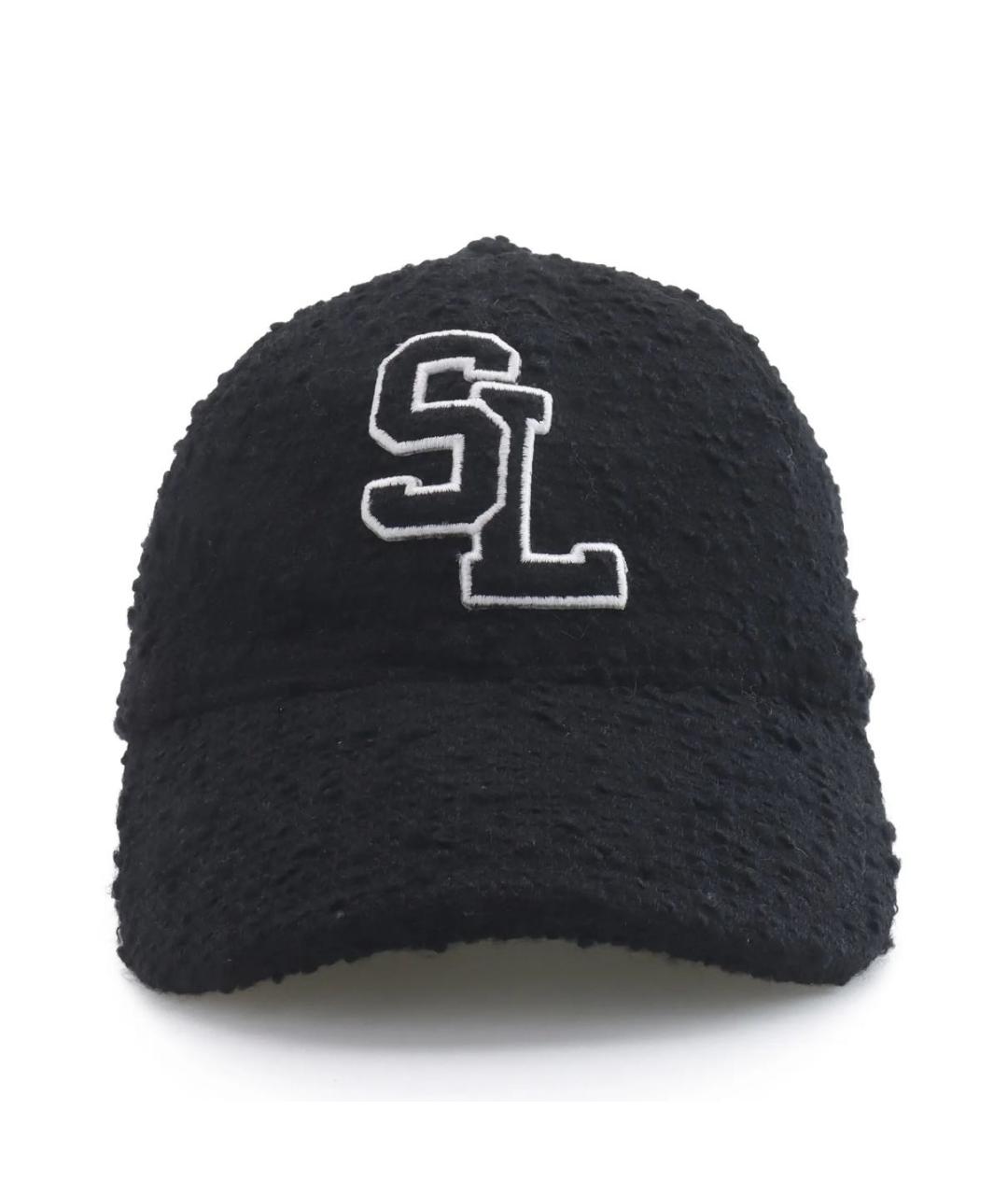 SAINT LAURENT Черная шерстяная кепка, фото 6