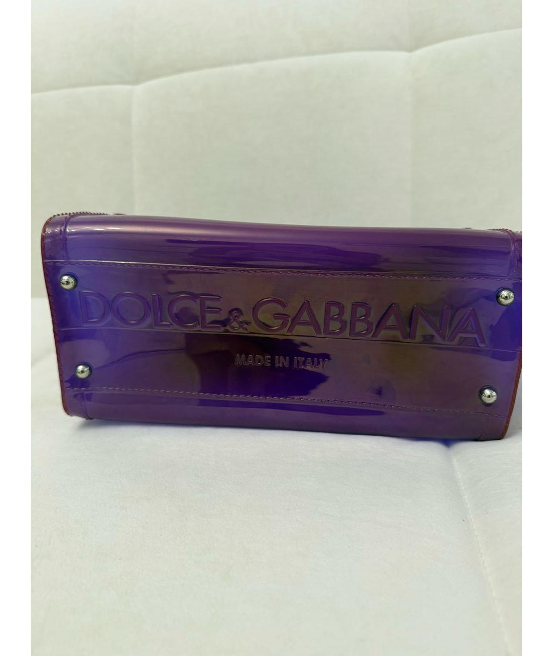 DOLCE&GABBANA Фиолетовая сумка через плечо, фото 6