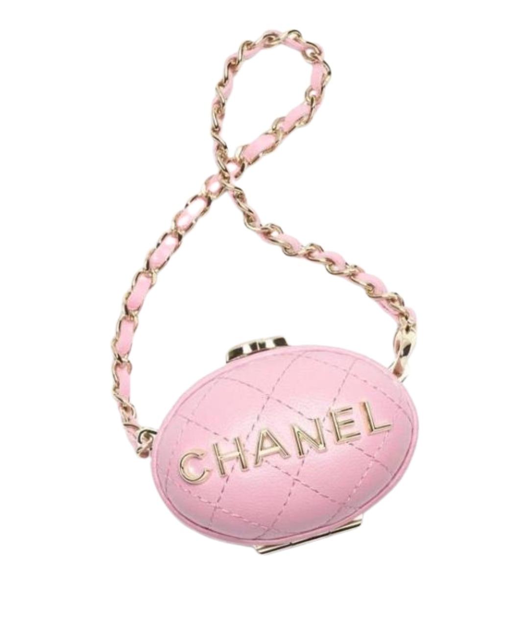 CHANEL Розовый брелок, фото 1